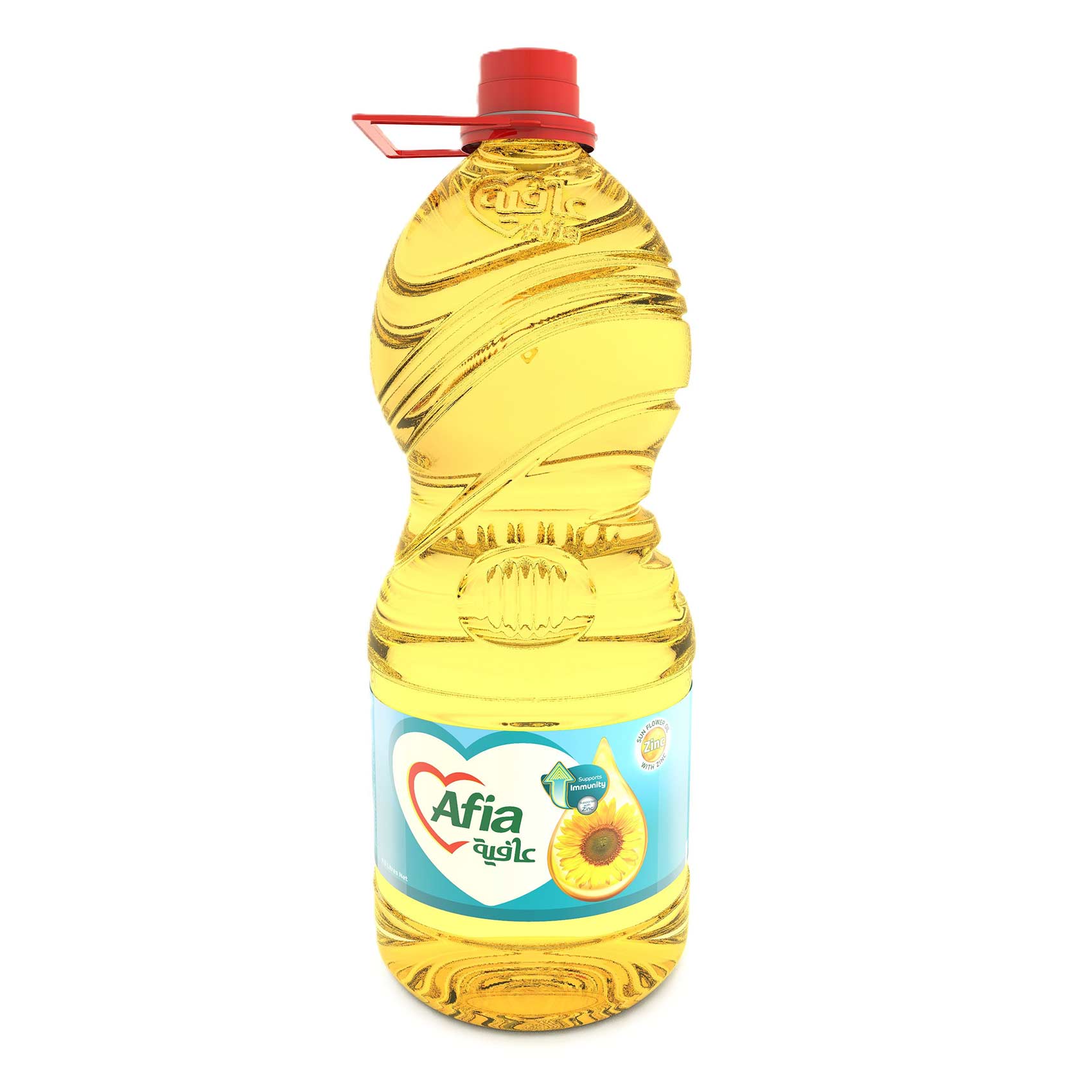 عافيه زيت عباد الشمس4.5لتر