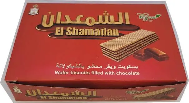 شمعدان بسكوت ويفر شكولاته
