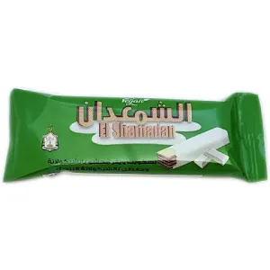 شمعدان ويفر شيكولاته بيضاء