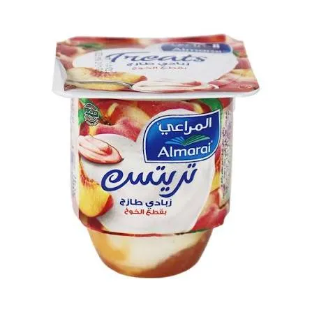 المراعى زبادى تريتس خوخ105جرام