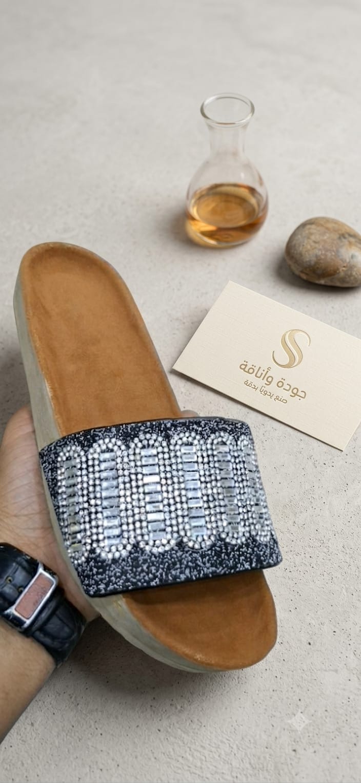 [DRAFT — set price] Crystal Mosaic Band Slide