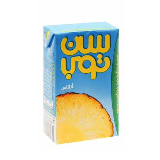 سن توب مشروب 250ملل أناناس