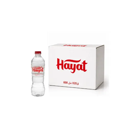 حياه مياه معدنيه.600مللى كرتونه