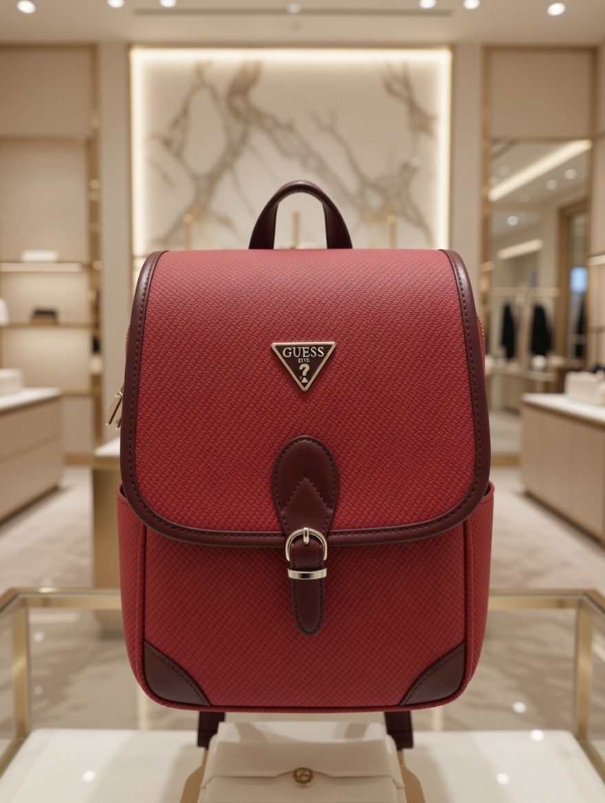 GUESS Red Backpack